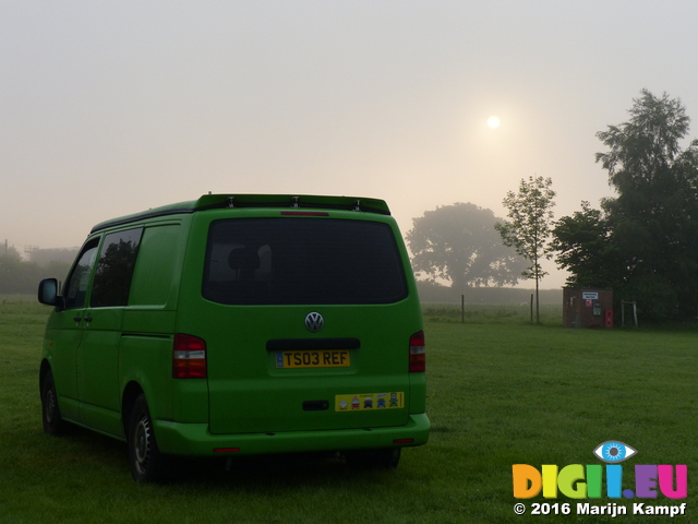 FZ029580 Campervan in early morning sun